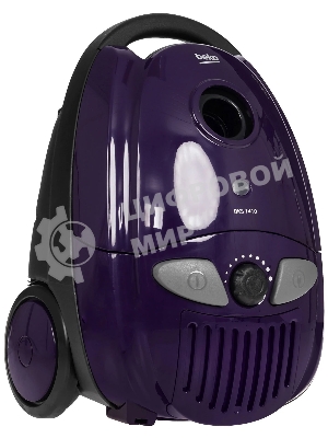 Пылесос Beko BKS 1410 фиолетовый, 330/2000 Вт, уборка сухая, пылесборник мешок 1,5 л