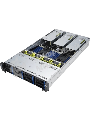Серверная платформа ASUS RS720-E11-RS12U, 2U, 2 x LGA4677, 32 DIMM DDR5, 12=8 x NVMe/SAS*/SATA + 4 NVMe/SATA hs, 2 x M.2 slot, 2 x 10Gbe (X710) RJ45 port,Up to 8 slots PCIe 5.0, 1 x OCP 3.0, 1+1 1600W