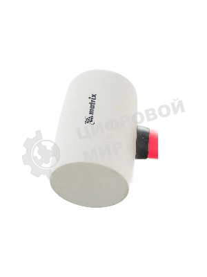 Киянка резиновая Matrix 11196 450 г, белая резина, фибергласовая рукоятка