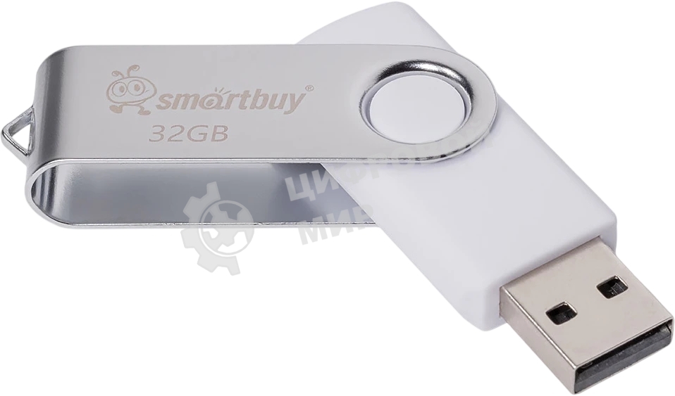 Флешка USB SmartBuy 032GB Twist White (SB032GB2TWW)