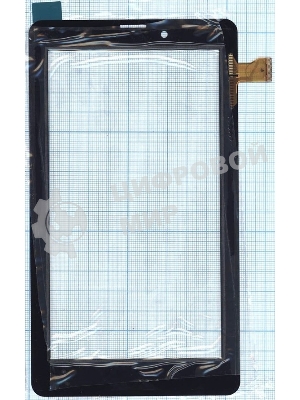 Сенсорное стекло (тачскрин) ZHPG-0452-R1, черное