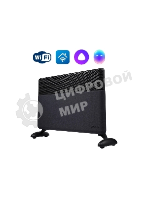 Конвектор Ballu Apollo digital INVERTER Space Black BEC/ATI-2002 черный, 2000 Вт, 25 м2, термостат, дисплей, WiFi