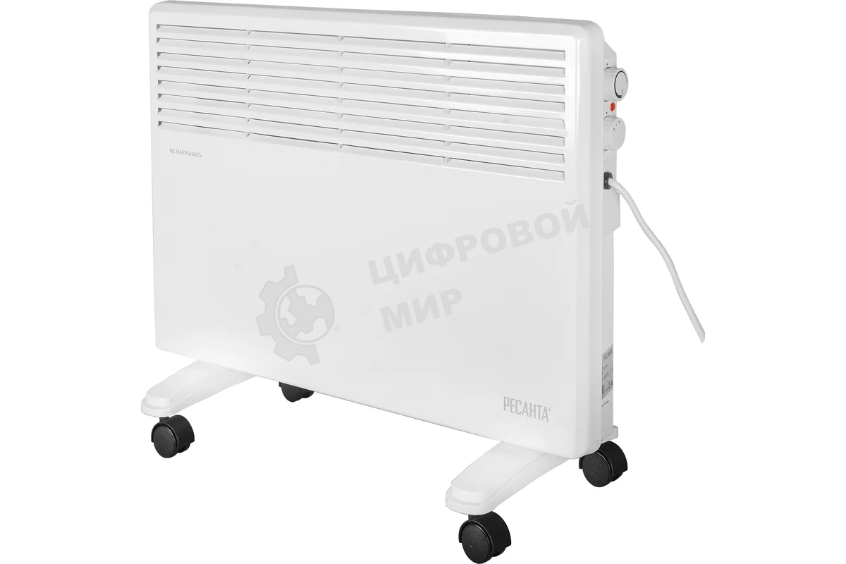 Конвектор электрический Ресанта ОК-1700 белый, 1700 Вт, 17 м2, термостат
