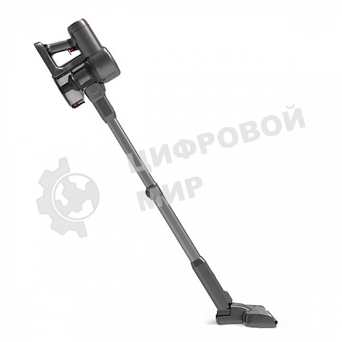 Беспроводной пылесос BQ VCA0202H серый, питание от аккумулятора, 50 Вт, уборка сухая, пылесборник 0.6 л, работа от АКБ max 30 мин.