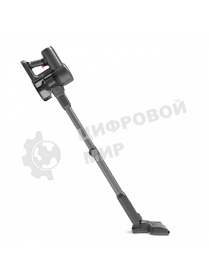 Пылесос вертикальный BQ VCA0202H серый, питание от аккумулятора, 50 Вт, уборка сухая, пылесборник 0.6 л, работа от АКБ max 30 мин.