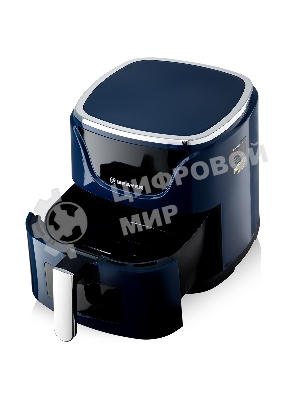 Аэрогриль BRAYER BR2036 синий, 1500 Вт, 5 л, упр. - сенсор, программ - 7