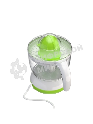 Соковыжималка Maxvi SG401 белый/зелёный, цитрусовая, 40 Вт, 700 мл, механическое