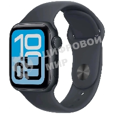 Умные часы Apple Watch SE 3 2025 A3325 44мм OLED корп.темная ночь Sport Band рем.темная ночь разм.брасл.:M/L (MEHQ4LW/A)
