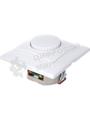 Светорегулятор поворот. СП КВАРТА IP20 ВСР10-1-0-КБ бел. IEK EDK10-K01-03-DM