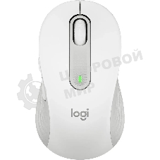 Мышь беспроводная Logitech Signature M650 белый, 4000 dpi, радиоканал, Bluetooth, USB, кнопки - 5