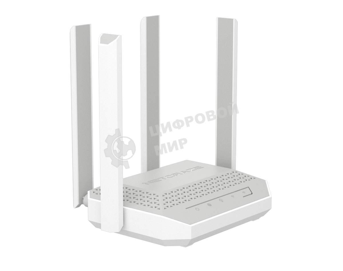Гигабитный интернет-центр Netcraze Speedster 4G+ (NC-2911) с модемом 4G+, Mesh Wi-Fi 5 AC1200 и 4-портовым Smart-коммутатором