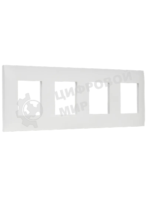 Рамка 4-м SKANDY SK-F04W арктич. бел. IEK SK-M42-K01