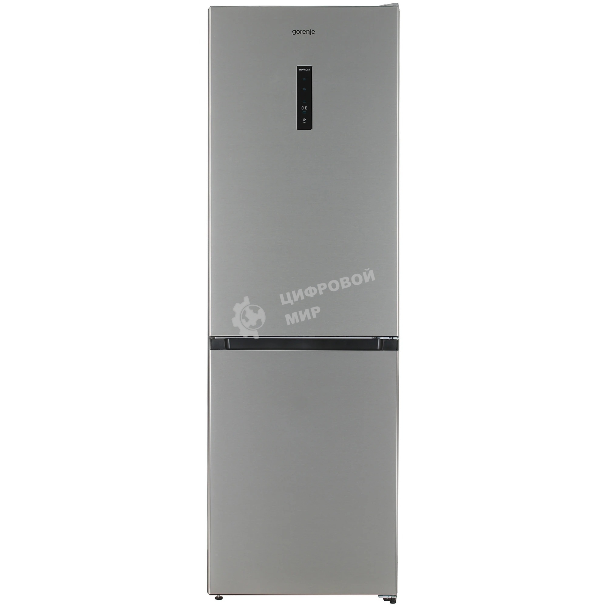 Холодильник Gorenje NRKP61EA2XL4 серебристый металлик двухкамерный 203/99л морозилка снизу, No Frost