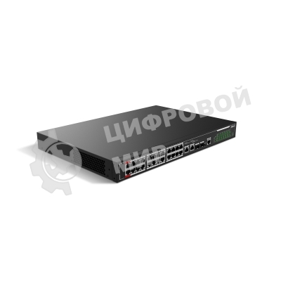 Коммутатор Dahua DH-SF4026P-C, 24×100 Мбит/с + 2×1 Гбит/с Combo, управляемый
