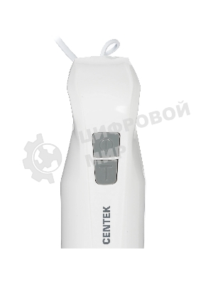 Блендер погружной Centek CT-1343 белый, 600 Вт, 2 скорости, турбо