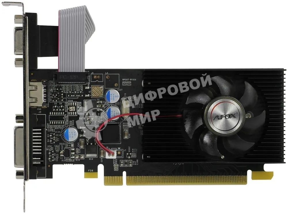 Видеокарта AFOX AF210-512D3L3-V2 PCIE16 G210 512MB GDDR3 64bit VGA DVI HDMI RTL