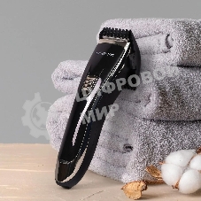 Набор для стрижки Galaxy Line GL 4165, черный, 3 Вт, время непрерывной работы до 1,5 ч, время зарядки около 2 часов, аккум. Li-Ion 3,7 В, емкость аккум. 600 мА*ч, лезвия из нержав. стали, ширина лезвия 40 мм, 2 насадки-расчески (3 и 6 мм, 9 и 12 мм), USB зарядка