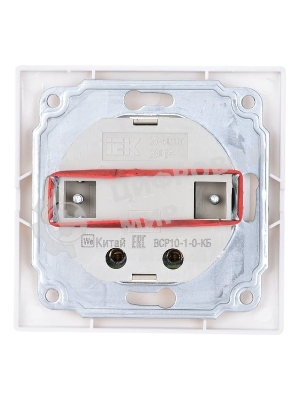 Светорегулятор поворот. СП КВАРТА IP20 ВСР10-1-0-КБ бел. IEK EDK10-K01-03-DM