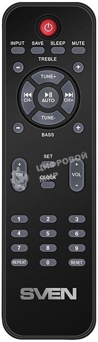 Акустическая система SVEN MS-2050 черный (2x12,5W + Subwoofer 30W, дерево, USB, SD, FM, ПДУ, Bluetooth)