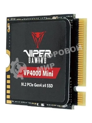 Накопитель SSD Patriot Viper VP4000, 2Tb, PCIe 4.0 x16, M.2 2230, NVMe, R/W 3200/3500, с радиатором
