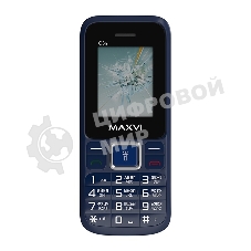 Мобильный телефон Maxvi C3n маренго