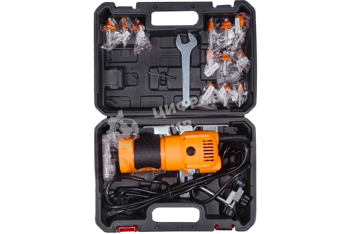 Фрезерная машина Вихрь ФМ-800К с набором фрез 12 шт