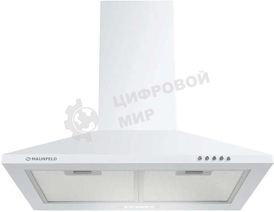 Вытяжка купольная Maunfeld Cork 60, белый, 60 см, 620 куб. м/ч, 47 дБ