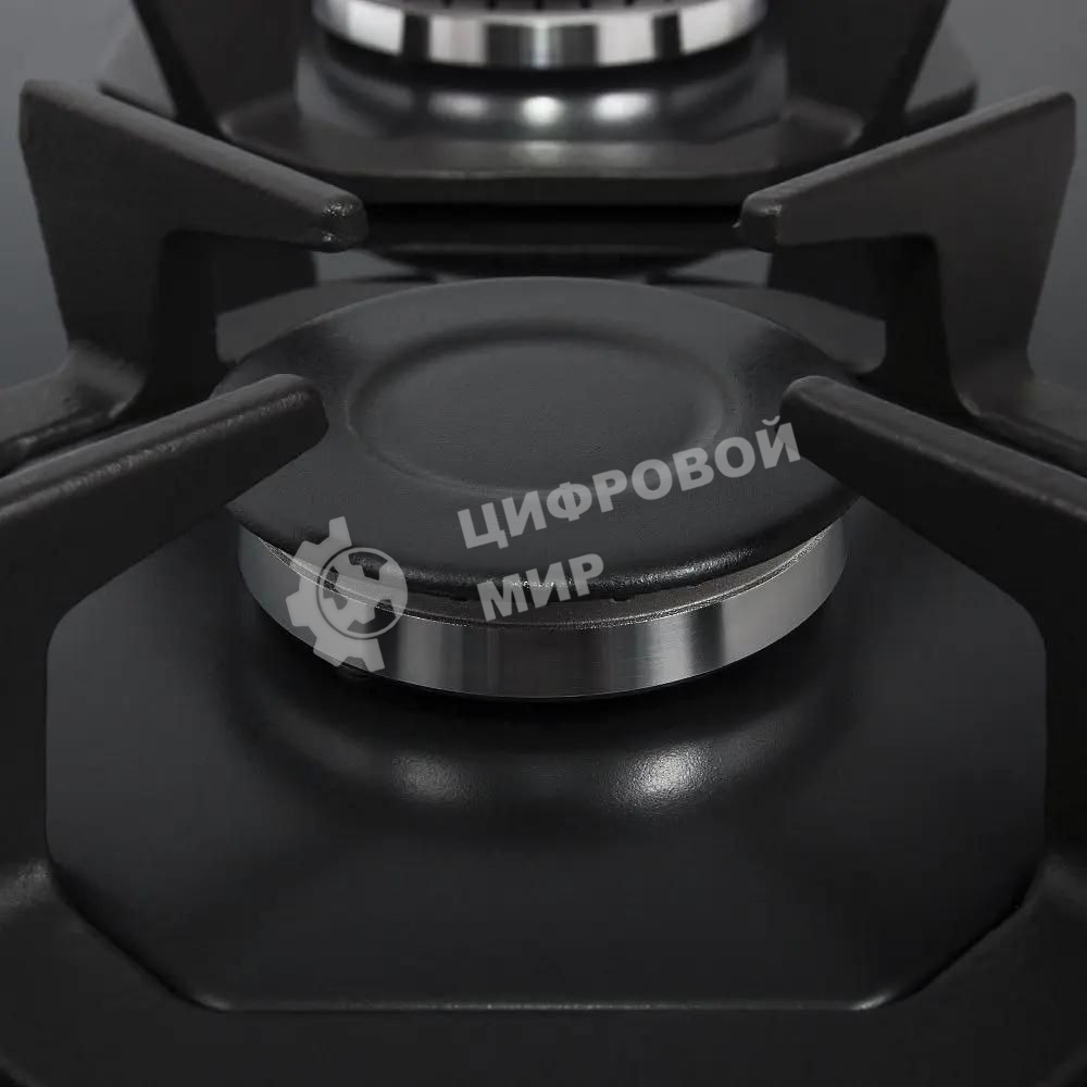 Газовая варочная панель Maunfeld EGHG.32.2CB/G, 2 конфорки, закаленное стекло, черный