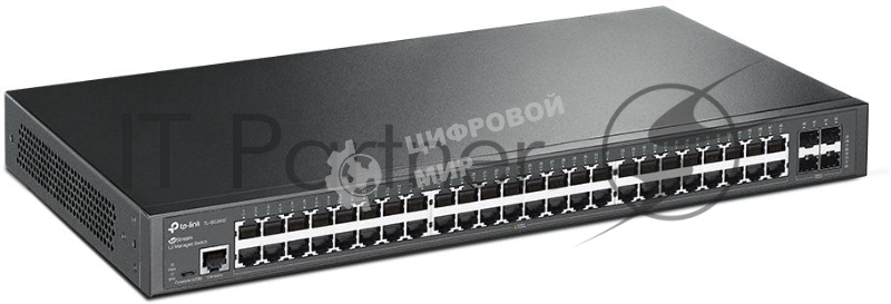Коммутатор TP-Link JetStream TL-SG3452, 48×1 Гбит/с + 4×1 Гбит/с SFP, управляемый