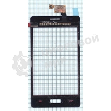 Сенсорное стекло (тачскрин) для LG Optimus L5 E610 E612. розовое