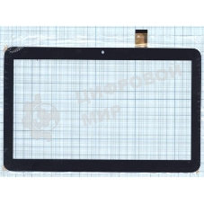 Сенсорное стекло (тачскрин) ZJ-10029B, черное