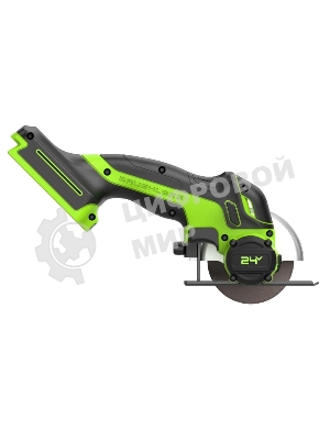Угловая шлифовальная машина аккумуляторная GreenWorks GD24UCS, 24V, без АКБ и ЗУ (3402007)