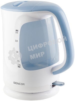 Чайник электрический Sencor SWK 2510WH пластик, 2,5 л, 2200 Вт, белый