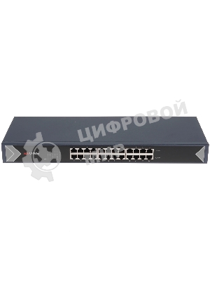 Коммутатор Hikvision DS-3E0524-E(C), 24×1 Гбит/с, неуправляемый