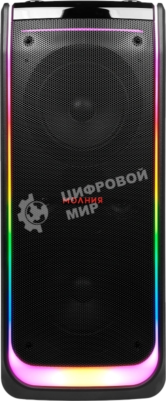 Колонка портативная Ural Молния 10000 черный 1000W 1.1 BT/3.5Jack/USB-C 20м 8000mAh