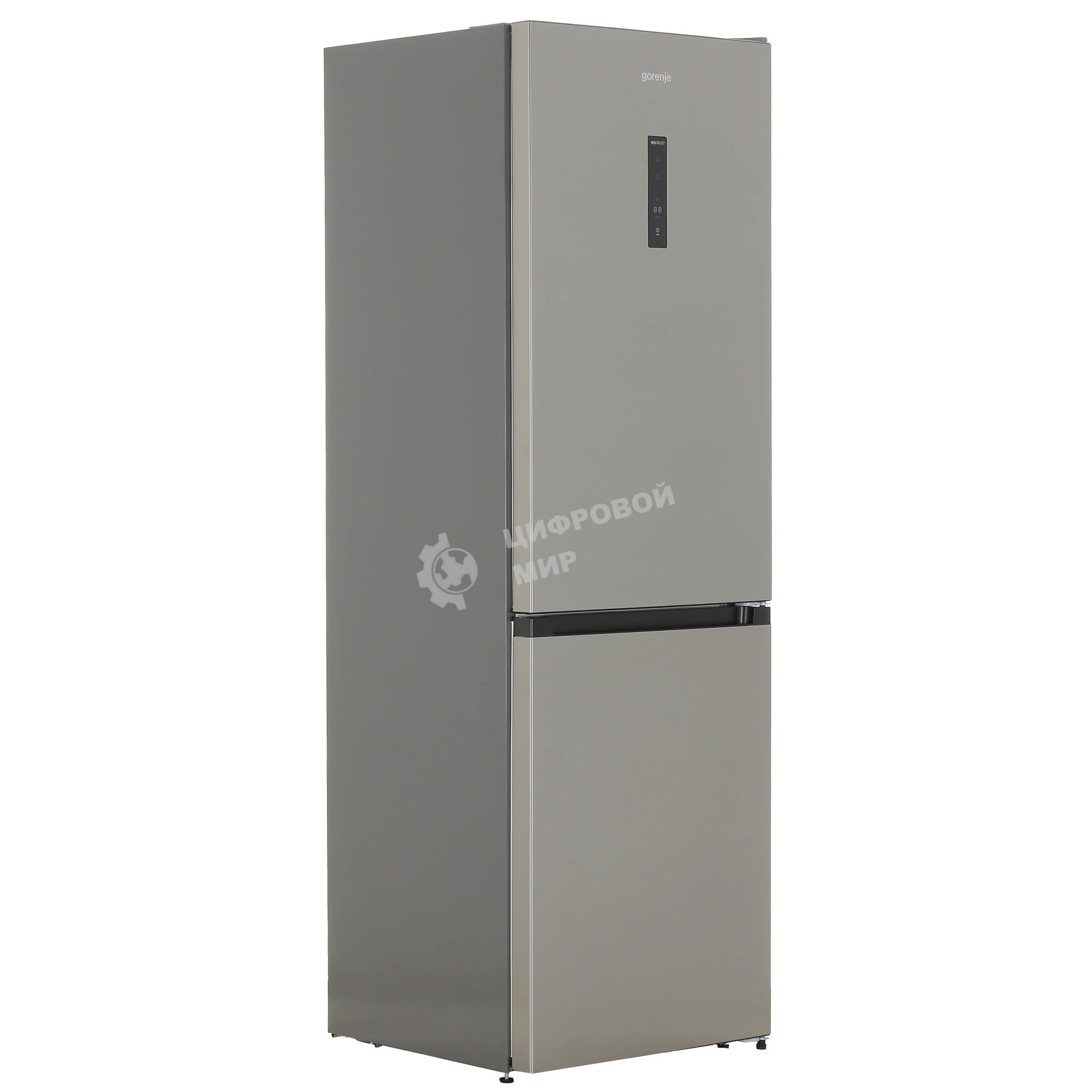 Холодильник Gorenje NRKP61EA2XL4 серебристый металлик двухкамерный 203/99л морозилка снизу, No Frost