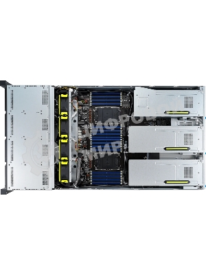Серверная платформа ASUS RS720-E11-RS12U, 2U, 2 x LGA4677, 32 DIMM DDR5, 12=8 x NVMe/SAS*/SATA + 4 NVMe/SATA hs, 2 x M.2 slot, 2 x 10Gbe (X710) RJ45 port,Up to 8 slots PCIe 5.0, 1 x OCP 3.0, 1+1 1600W