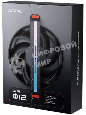 Вентилятор для корпуса ALSEYE Φ12(DM12)-W (Clear Frame)