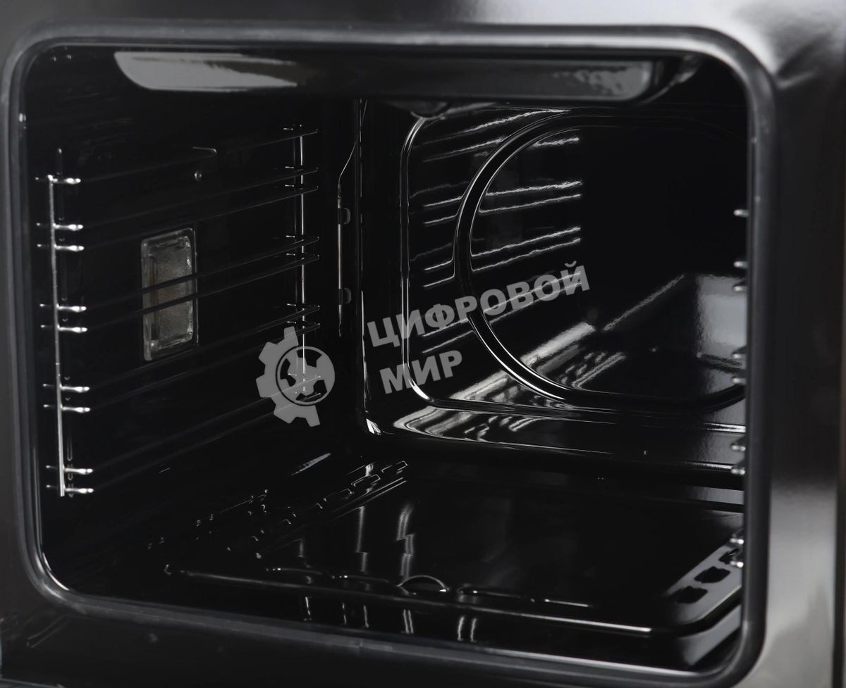 Плита газовая Gefest ПГ 6300-03 0053 мрамор черный, конфорок 4 шт, духовка 52 л, 60 см x 85 см x 60 см