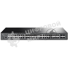Коммутатор TP-Link JetStream TL-SG3452, 48×1 Гбит/с + 4×1 Гбит/с SFP, управляемый