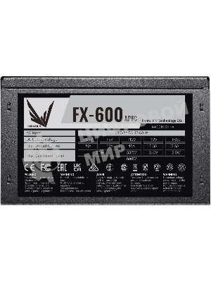Блок питания Aerocool/Formula FX-600 RTL, 600Вт, 120мм, черный