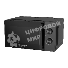 Микроволновая печь WILLMARK WMO-201MB черный, 20 л, 700 Вт, переключатели - поворотный механизм