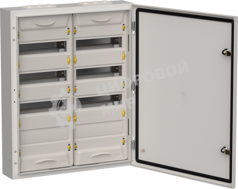 Корпус металлический IEK TITAN 5 ЩРн-96 (2х48) 710х570х140 IP54 серый