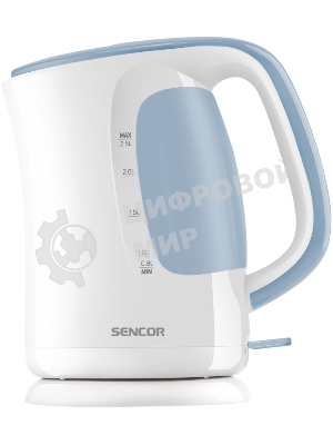 Чайник электрический Sencor SWK 2510WH пластик, 2,5 л, 2200 Вт, белый