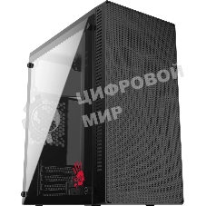 Компьютерный корпус Bloody BD-CC101 черный без БП mATX 1x80мм 1x92мм 2x120мм 2xUSB 2.0 1xUSB 3.0 audio