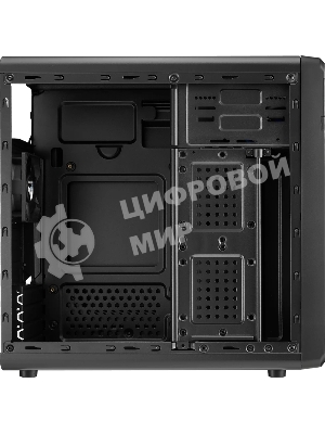 Компьютерный корпус Aerocool/Formula Qs-180 черный без БП mATX 1x80мм 2xUSB 2.0 1xUSB 3.0 audio