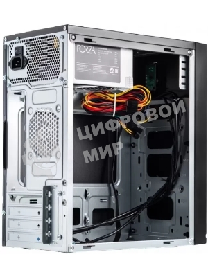 Компьютерный корпус Сase Forza mATX, 450W, 2xUSB 2.0, Black, w/o FAN, 12 см fan PSU, power cord