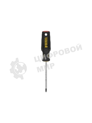 Отвертка Denzel PH1х100 мм, S2, 3к рукоятка