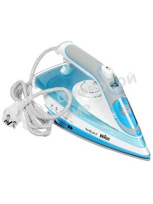 Утюг Braun SI5006BL белый/голубой, 2600 Вт, 50 г/мин, 180 г/мин, 300 мл