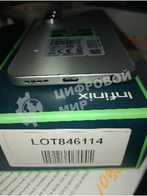 (Б/У) Мобильный телефон Infinix HOT 60i X6728 8/256GB TITANIUM SILVER 10075105 [Cм.описание!]